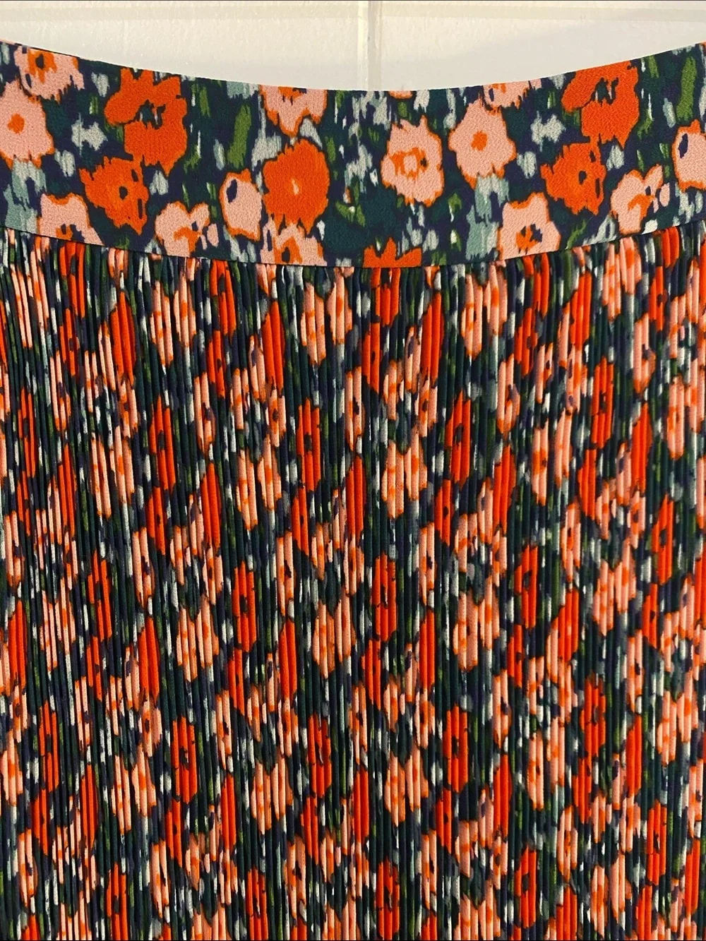 Boden Pleated Floral Skirt | Preppy Dopamine Cottagecore Euro Summer | Size 14